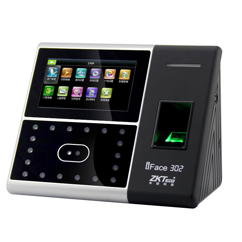 zkteco中控智慧iface302指纹指纹机 欣双格办公考勤门禁