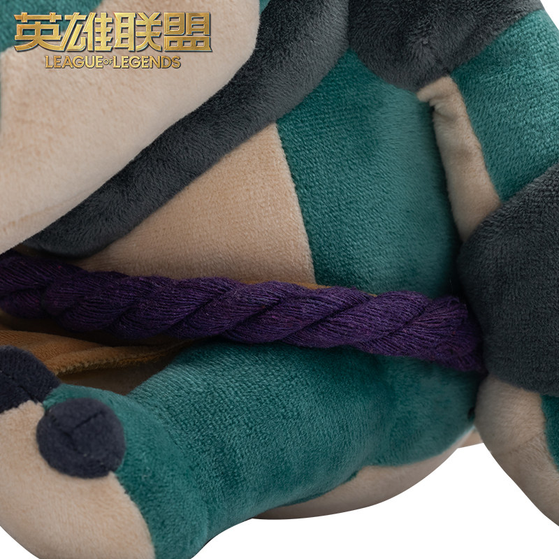 英雄联盟玩偶英雄联盟LOL雷克顿坐姿毛绒公仔玩偶游戏周边官方正品