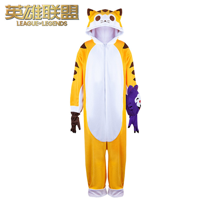 英雄联盟皮肤英雄联盟LOL 喵凯皮肤扭曲树精连体衣 游戏周边 官方授权睡衣