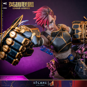 英雄联盟 HotToys联名款1/6双城之战蔚手办 大型摆件游戏