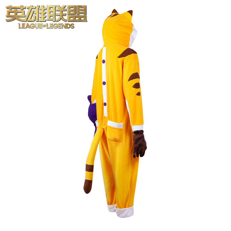 英雄联盟皮肤英雄联盟LOL 喵凯皮肤扭曲树精连体衣 游戏周边 官方授权睡衣