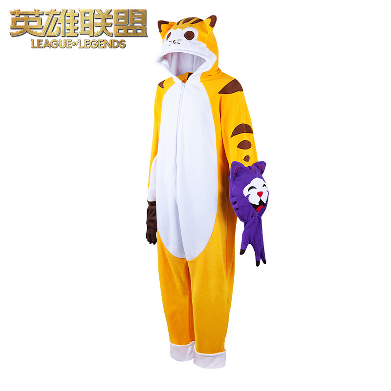 英雄联盟皮肤英雄联盟LOL 喵凯皮肤扭曲树精连体衣 游戏周边 官方授权睡衣