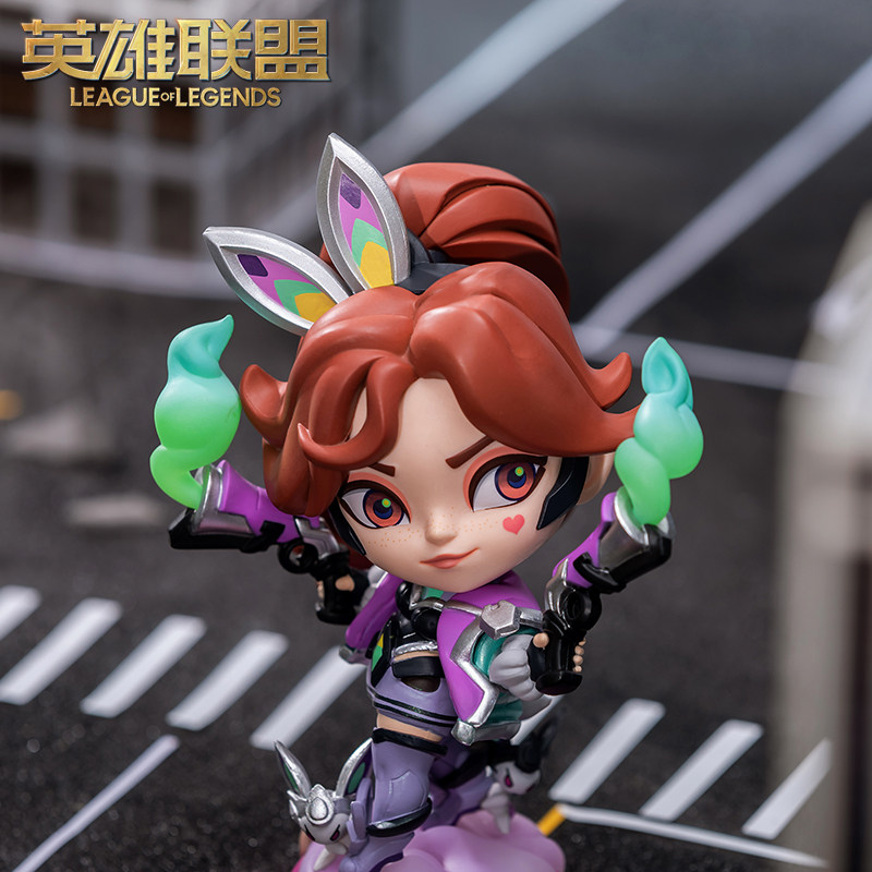英雄联盟手办英雄联盟LOL幻灵战斗队长厄运小姐手办女枪手办