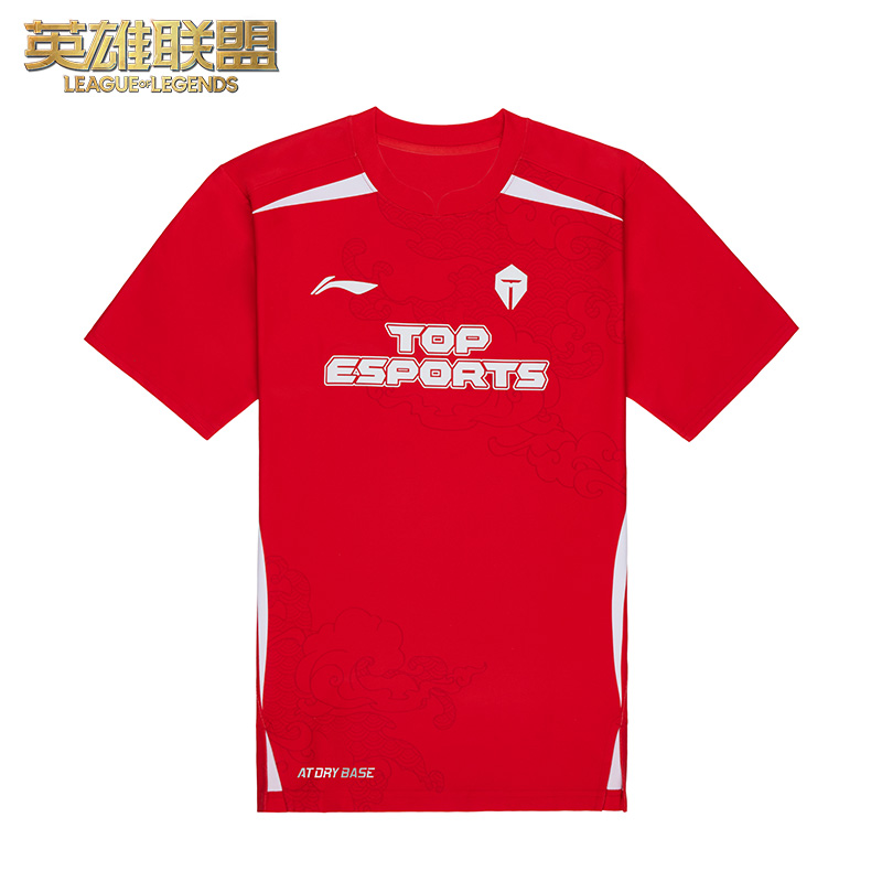 英雄联盟LOL李宁联名款2023 LPL TES队服短袖-图2