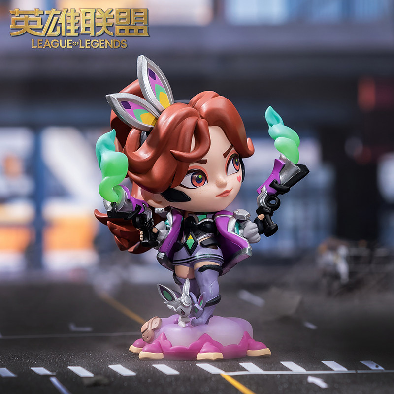 英雄联盟手办英雄联盟LOL幻灵战斗队长厄运小姐手办女枪手办
