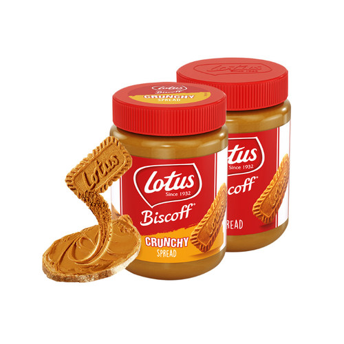 比利时Lotus和情缤咖时焦糖饼干酱400g幼滑颗粒面包酱饼干涂抹酱-图3