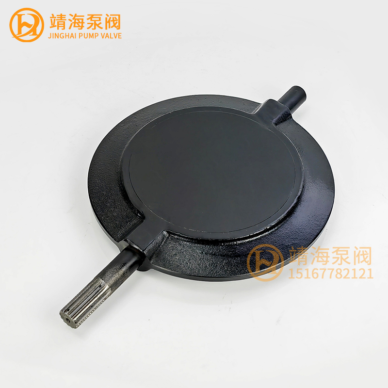 水泥罐气动粉尘蝶阀阀板配件大全dn100 150 200 300阀板250蝶板 - 图3