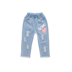 Quần denim nữ crop top 2019 quần short trẻ em mới trong quần trẻ em lớn phần mỏng quần âu lỗ - Quần quần tất cho bé Quần