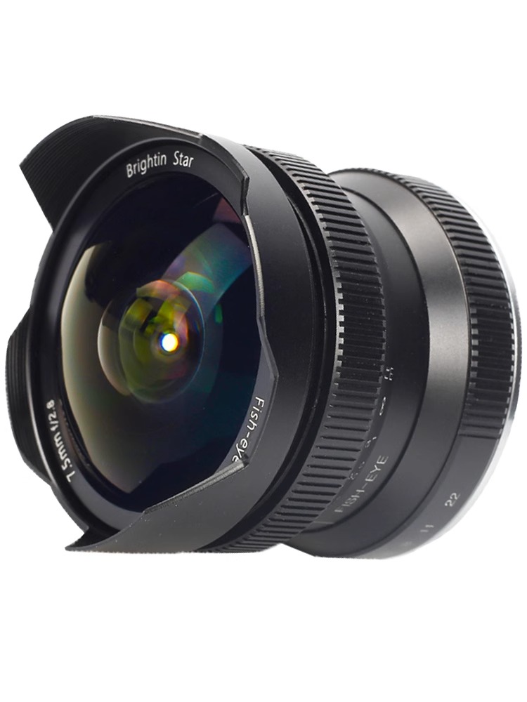 星曜7.5mm F2.8三代超广角定焦鱼眼镜头适用于佳能M43富士索尼e - 图3