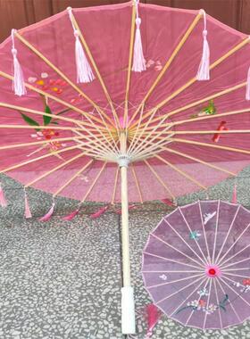 透明古风踏浪走秀汉服演出工艺伞