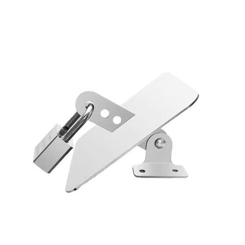 商用冰箱锁扣四门六门冰箱门锁扣免打孔展示柜冷藏柜双门冰柜门锁 - 图3