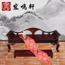 Red Wood Furniture Lumpic Bed Solid Wood Mortise And Tenon Lying Bed Sofa Chinese single Guido Princess Collapse South American Acid Branches Wood courteous courteous