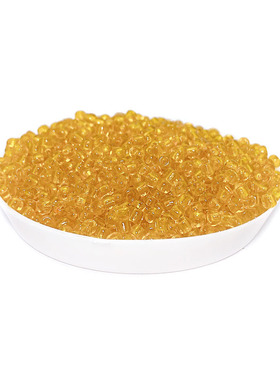 diy玻璃手工串珠3MM透明米珠