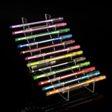 Акриловая прозрачная ручка-роллер, карандаш для бровей, стенд, шариковая ручка