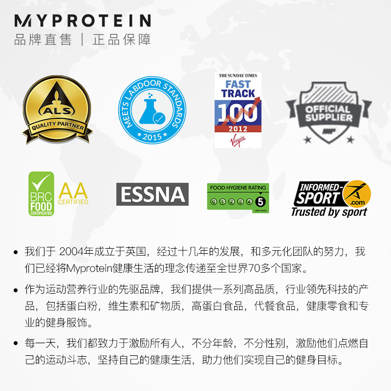【博主推荐】myprotein乳清蛋白粉 Myprotein海外乳清蛋白
