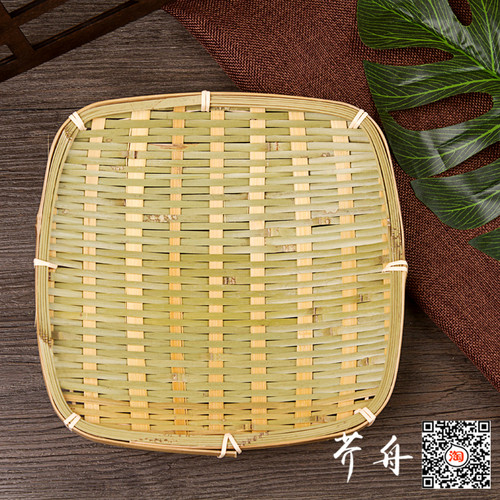 竹编制品小簸箕筲箕撮箕中式盘子创意餐具收纳筐日料托盘农家竹篮 - 图1