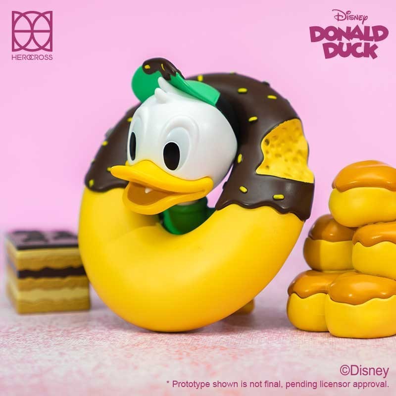 正版DONALD DUCK迪士尼唐老鸭糕点甜品系列盲盒手办精致可爱摆件 - 图0