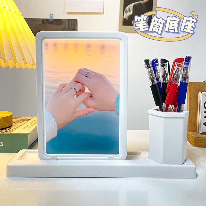 镜子灯光画照片定制一周年纪念生日礼物女生送男女朋友毕业教师节