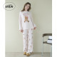 gelato pique25秋冬新品女睡衣长裤套装晚安小熊家居服PWCT254365