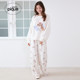 Gelato pique25 autumn and winter new women's pajamas half-velvet Shih Tzu pullover home PWNT254039