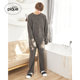 gelato pique autumn and winter half velvet trousers men's trousers color solid warm and soft home pajamas PMNP204903