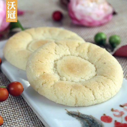 沃冠桃酥曲奇饼干1500g铁桶休闲糕点乐平特产办公室零食小吃点心 - 图2