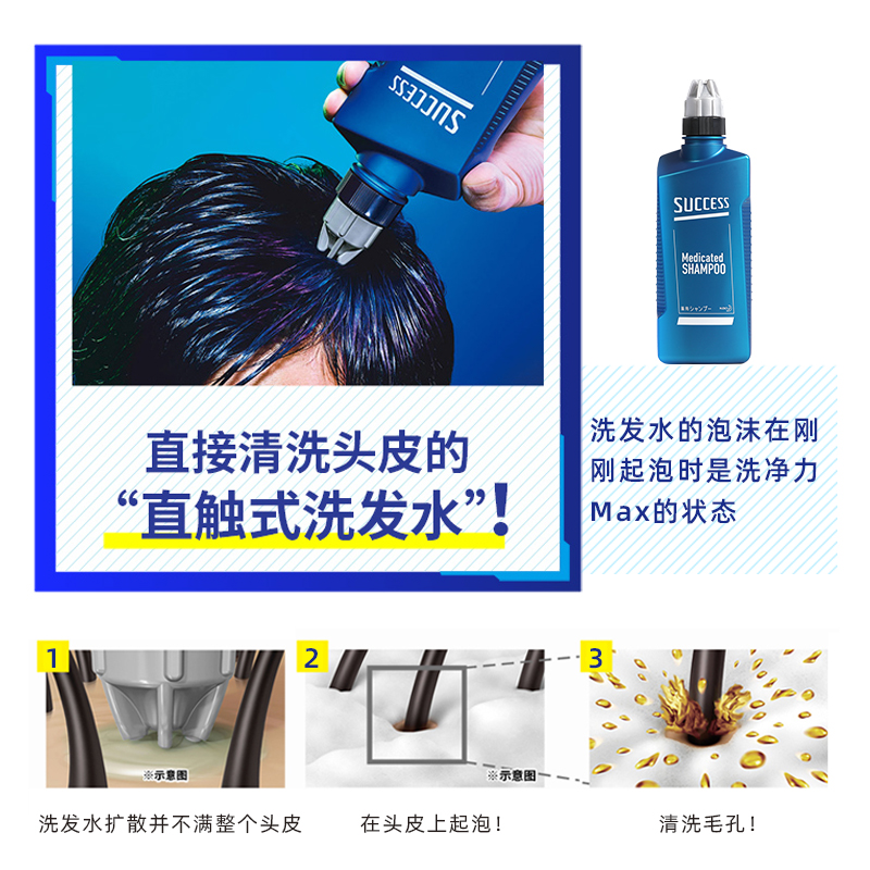 西选海外旗舰店花王洗发水男士专用无硅油去屑止痒控油清爽防脱发香味持久留香型2