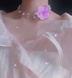 玫瑰花珍珠锁骨女厂家直销
