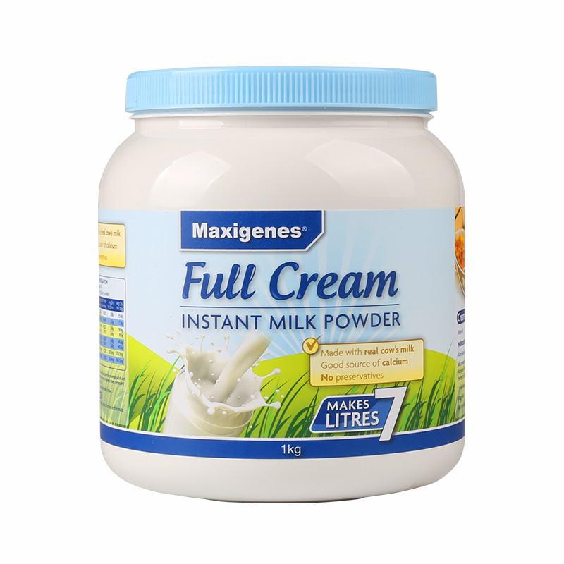 ecstorm海外旗舰店澳洲美可卓蓝胖子全脂牛奶粉1kg 学生儿童成人早餐原装进口奶粉1