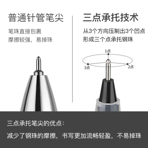 日本PILOT百乐P500中性水笔考试刷题学生P700针管签字笔金标系列 - 图0