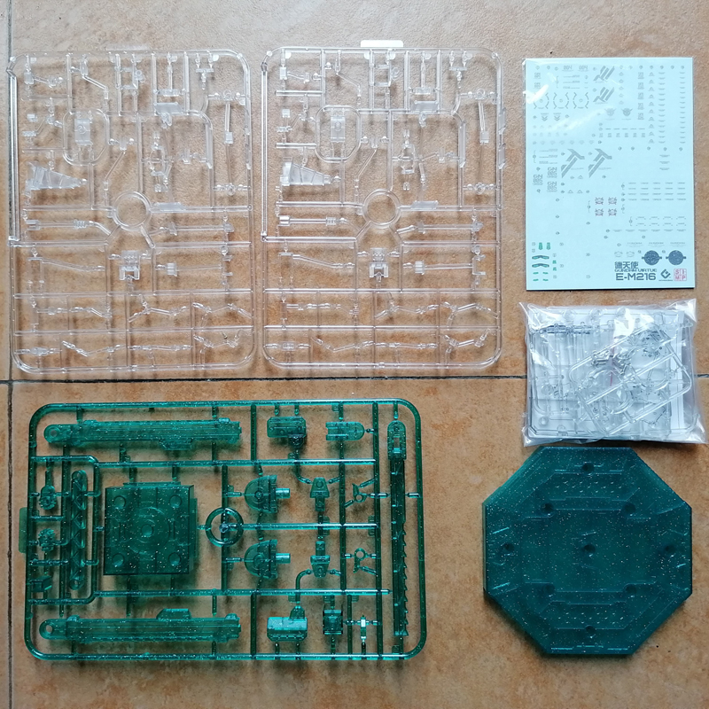 EW MG 1/100德天使纳德雷德胖子爆甲支架配件包送水帖-图1