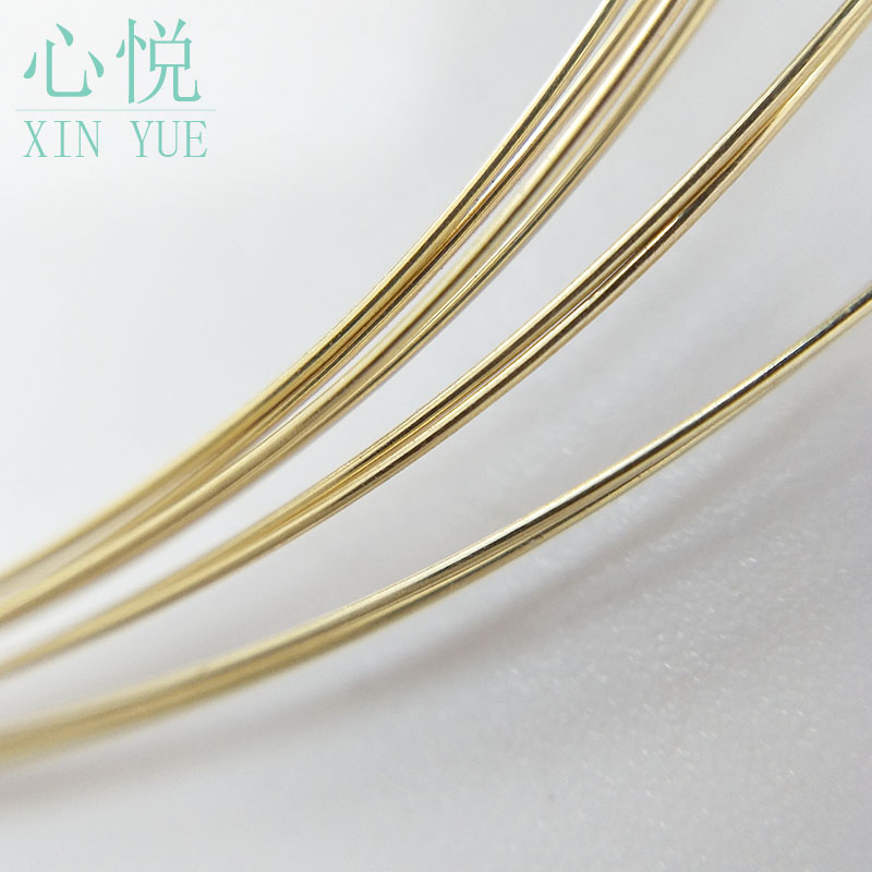 焊接线圈手工半成品 DIY 金手项链耳坠首饰配件 G18K 金线丝 AU750 心悦 焊接线圈手工半成品 DIY 金手项链耳坠首饰配件 G18K 金线丝 AU750 心悦