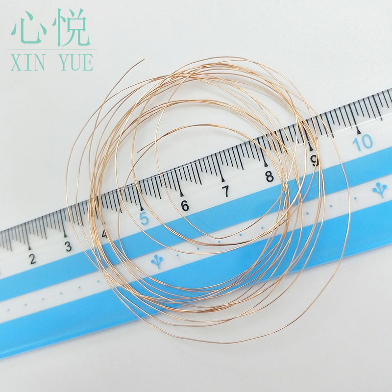 焊接线圈手工半成品 DIY 金手项链耳坠首饰配件 G18K 金线丝 AU750 心悦 焊接线圈手工半成品 DIY 金手项链耳坠首饰配件 G18K 金线丝 AU750 心悦