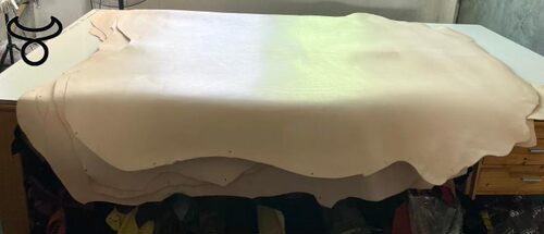 阳光皮料优质头层牛皮手工diy长期货原色植鞣 厚2.2-2.5mm 手感挺 - 图3