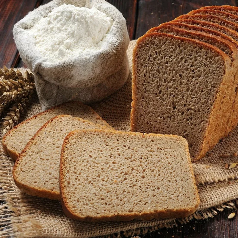 全麦面包俄罗斯大列巴无油无蔗糖代餐吐司粗粮黑麦荞麦面包500x5 - 图0