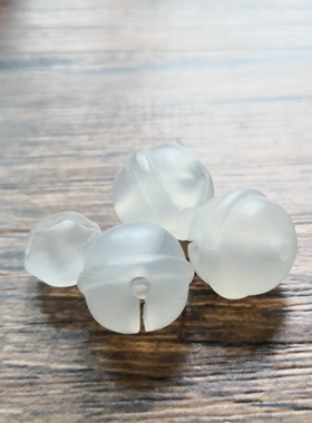 荔枝冻铃铛背云哑光原矿小吊坠