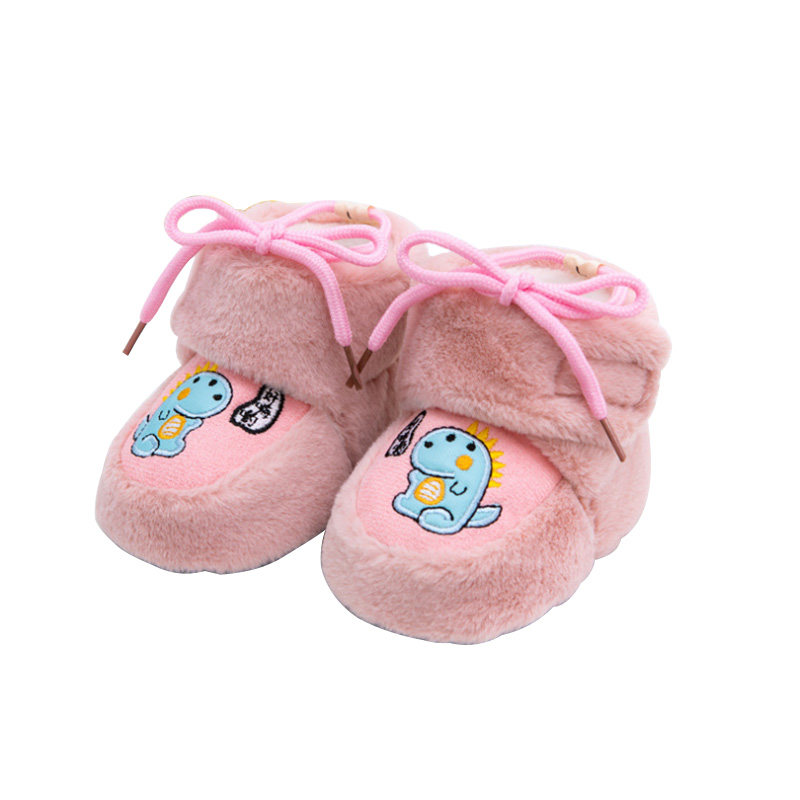婴儿鞋子婴幼儿棉鞋6-12月宝宝学步不掉步前鞋加绒软底婴儿鞋冬季,淘宝优惠券,粉丝福利购,淘宝优惠卷