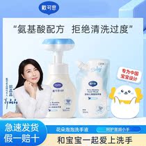 Daican flower Bubble with hand sanitizer Baby baby special foam type plant mild child hand sanitizer