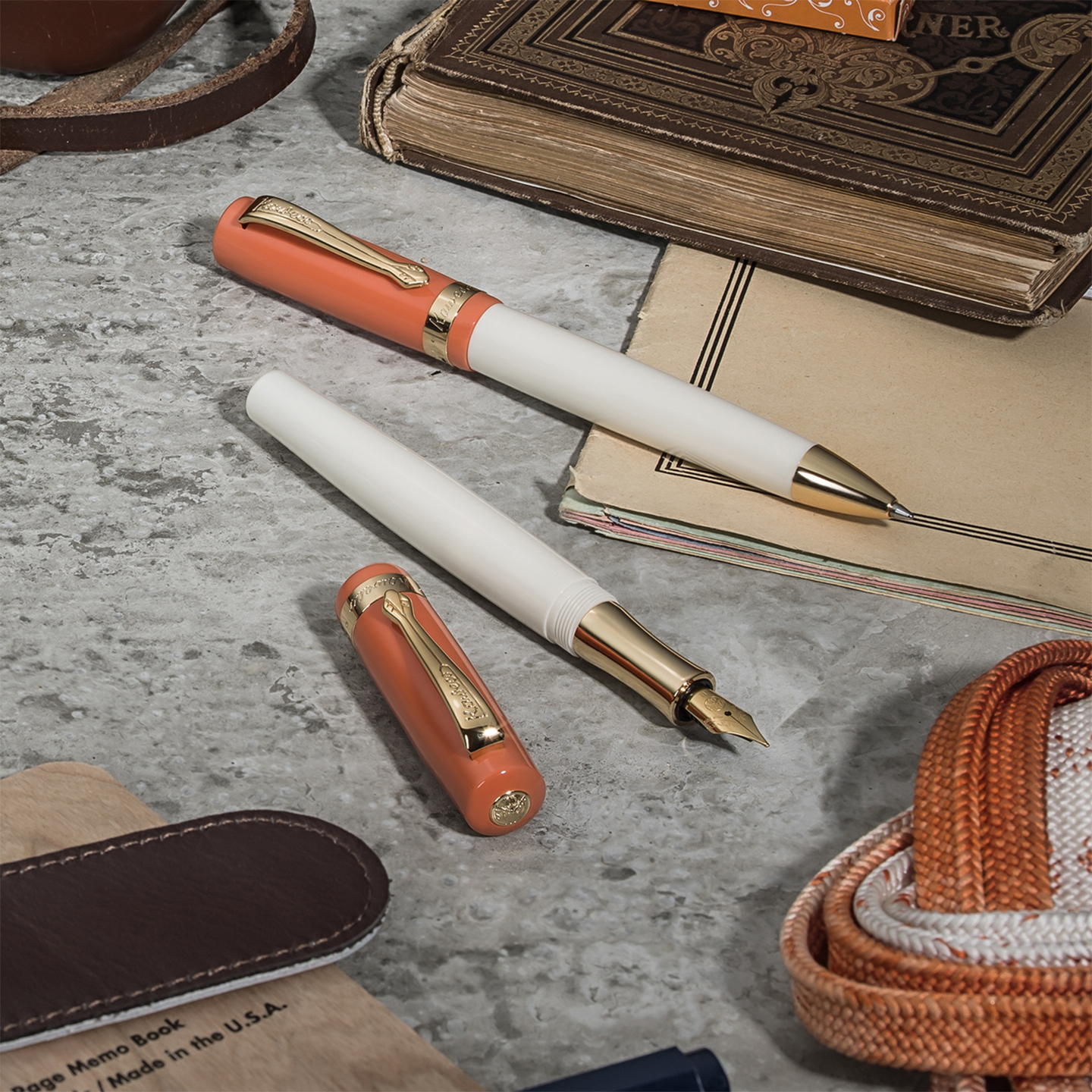 德国KAWECO钢笔 学者Student系列 卡维克 复古练字专用签名商务办公书法笔男女士高颜值女士进口高档钢笔 - 图1