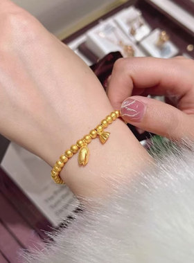 2025新款铜镀真金里外一色轻奢高级精品貔貅手串男女通用手串