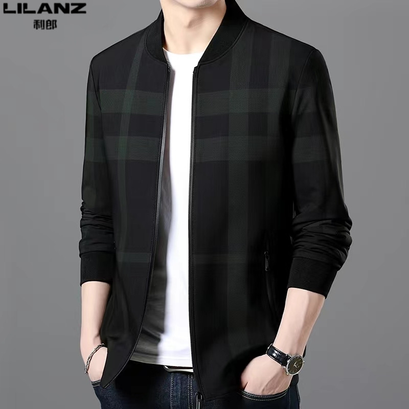 利郎男装短款夹克外套冬季长袖拉链开衫男士棒球领纯色休闲上衣潮,淘宝优惠券,粉丝福利购,淘宝优惠卷