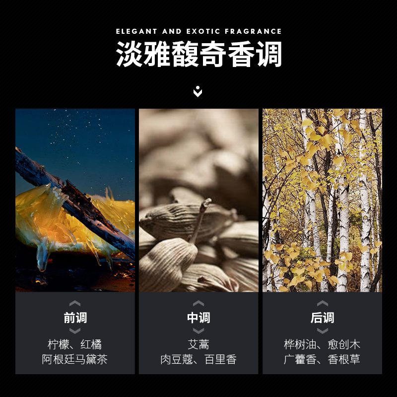 极男旗舰店SOULMAN极男 男士香水持久淡香清新香氛男人味古龙水礼盒装0