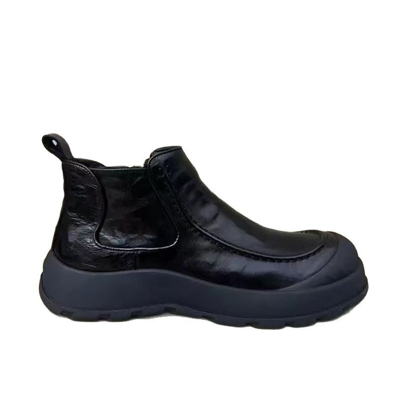 广州时尚轻奢真皮牛皮男士棉鞋秋冬季加绒保暖高帮休闲舒适男短靴,淘宝优惠券,粉丝福利购,淘宝优惠卷