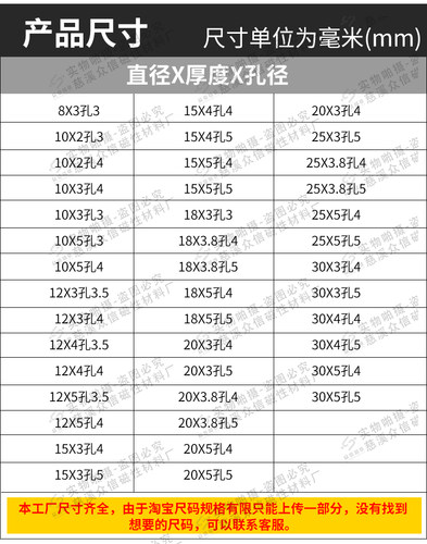 强力磁铁圆形稀土永磁高强度钕铁硼磁刚强磁吸铁石D20×10孔5/6mm - 图2
