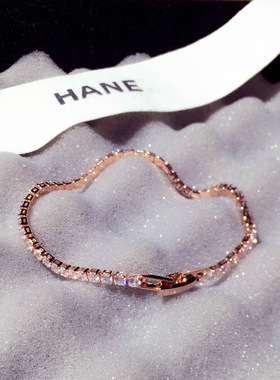 2024年新款潮满钻手链女生秋冬ins小众设计礼物送女友轻奢手环