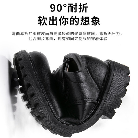 男童黑皮鞋演出鞋英伦春秋学生男孩真皮儿童礼仪舞台鞋软底时尚