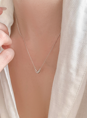 岚屿心尖上的人定制爱心项链