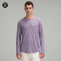 Wool-Blend Male Wool Blend Hiking Long Sleeve T-shirt Sport Blouse -- lululemonLM3ER9S