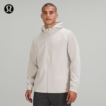 GridLiner men pull down zipped zipper with hooded jacket -- lululemon -- LM3CZ4S