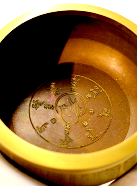 大孔雀明王家用铜制小型息法护摩炉悉昙梵文雕刻天众地愿倍增法乐